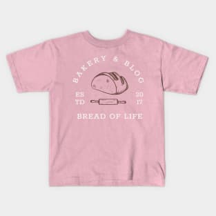 Bread of Life Bakery & Blog | Brown & White Logo Kids T-Shirt